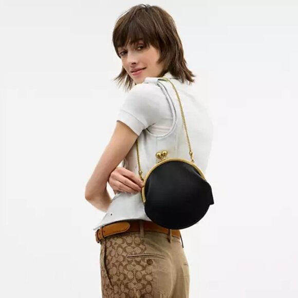 Coach Handbags - Coach Kisslock Pouch 20